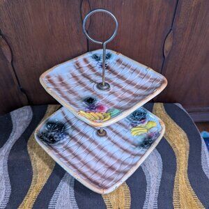 *COMING SOON*Vintage 2 Tier Ceramic Treat stand